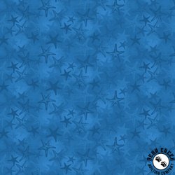 Blank Quilting Seatopia Tonal Starfish Navy Blank Quilting Seatopia Tonal Starfish Navy
