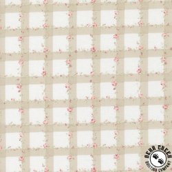 Moda Abide Floral Plaid Gingham Stone Moda Abide Floral Plaid Gingham Stone