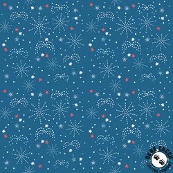 Riley Blake Designs Firework Fields Fireworks Coastal Bue Riley Blake Designs Firework Fields Fireworks Coastal Bue