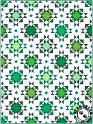 Kona Cotton Solids 365 - Clover Field Free Quilt Pattern Kona Cotton Solids 365 - Clover Field Free Quilt Pattern