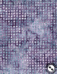 Wilmington Prints Violet Crush Batiks Squares and Triangles Purple/Blue