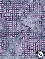 Wilmington Prints Violet Crush Batiks Squares and Triangles Purple/Blue