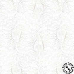 In The Beginning Fabrics Daydreams Tonal Paisley Cream