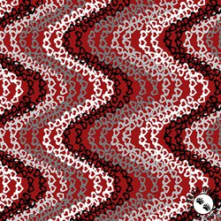 Benartex All You Knit is Love Knitted Hearts Red Benartex All You Knit is Love Knitted Hearts Red