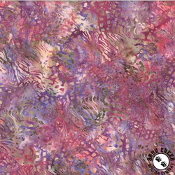 Hoffman Fabrics Jelly Fish Batiks Tiger Shell Passion Tea