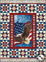 Stonehenge Stars and Stripes American Independence Free Quilt Pattern