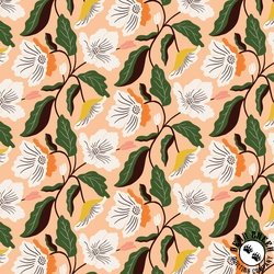 Cloud9 Fabrics Honey Garden Irises Peach Cloud9 Fabrics Honey Garden Irises Peach