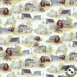 P&B Textiles Farmhouse Americana Farmhouse Scenic Multi