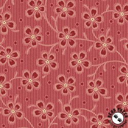 Andover Fabrics Dahlia Dianthus Cardinal