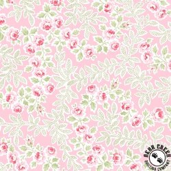 P&B Textiles Yours Truly Floral Vine Allover Pink P&B Textiles Yours Truly Floral Vine Allover Pink