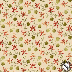 Andover Fabrics Autumn Woods Bittersweet Cream