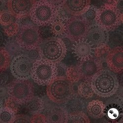 Maywood Studio Operetta Lace Flowers Black/Maroon Maywood Studio Operetta Lace Flowers Black/Maroon