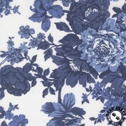 Moda Blueprint Heirloom White/Navy