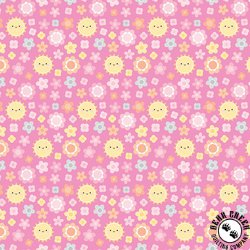 Riley Blake Designs Bundle of Joy Blossoms Pink