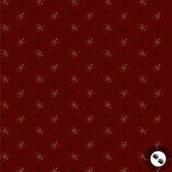 Marcus Fabrics Dear Scarlet Whimsical Circle Wine Marcus Fabrics Dear Scarlet Whimsical Circle Wine