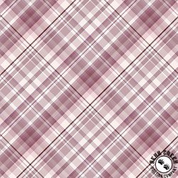 Benartex Sweet Meadow Garden Plaid Mauve Benartex Sweet Meadow Garden Plaid Mauve