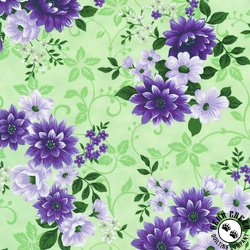 Robert Kaufman Fabrics Georgina Floral Honeydew