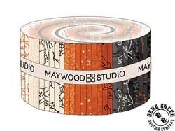 Spooky Stitches Strip Roll by Maywood Studio