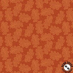 Andover Fabrics Autumn Woods Oakleaf Orange