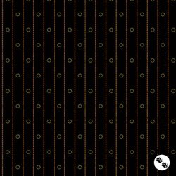 Andover Fabrics Bridgeport Circle Stripes Black