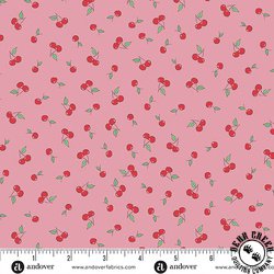 Andover Fabrics Afternoon Tea Cherry Crush Pink