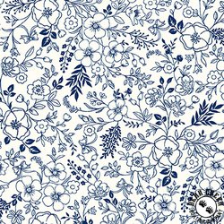 Maywood Studio Kimberbell Star Spangled Beauty Toile Navy Maywood Studio Kimberbell Star Spangled Beauty Toile Navy