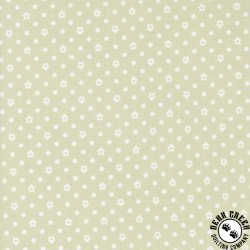 Moda Cottage Charm Dots Houses Pear