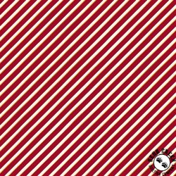 P&B Textiles Joyful Candy Can Stripe Red