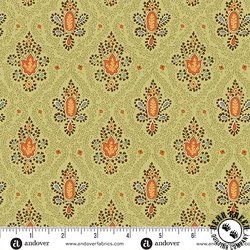 Andover Fabrics Autumn Woods Cornucopia Green