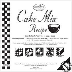 Miss Rosie's Quilt Co. Cake Mix Recipe 1 Foundation Paper