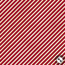 P&B Textiles Joyful Candy Can Stripe Red