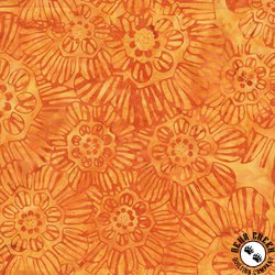 Anthology Fabrics Etch Batik Carrot