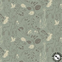 Windham Fabrics Forest Tales Forest Floor Eucalyptus Windham Fabrics Forest Tales Forest Floor Eucalyptus