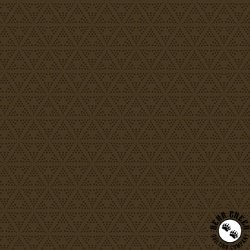 P&B Textiles Whimsy II Dotty Triangles Dark Brown P&B Textiles Whimsy II Dotty Triangles Dark Brown