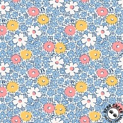 Maywood Studio Dilly Dally Floral Blue Maywood Studio Dilly Dally Floral Blue
