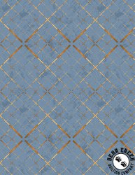 Wilmington Prints Gone Fishing Plaid Blue Wilmington Prints Gone Fishing Plaid Blue
