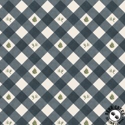 P&B Textiles Lodge Life Pinecone Plaid Slate Blue P&B Textiles Lodge Life Pinecone Plaid Slate Blue