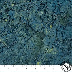 Northcott Autumn Woodland Naturescapes Marble Blue