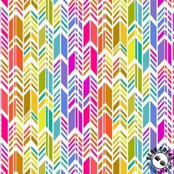 Andover Fabrics Color Wheel Spectrum Feathers Day