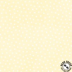 Maywood Studio Little Lambies Woolies Flannel Polka Dots Light Yellow/White