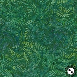 Wilmington Prints Mystic Vineyard Batik Ferns Green