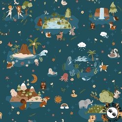 Riley Blake Designs Created with Love Main Ocean Riley Blake Designs Created with Love Main Ocean