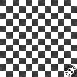 Studio E Fabrics Paranormal Parade Check Black/White