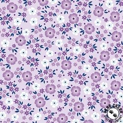 Benartex Seaside Garden Beachcomber Lilac Benartex Seaside Garden Beachcomber Lilac