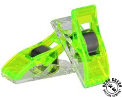 Clover Wonder Clips 10 Pack - NEON GREEN