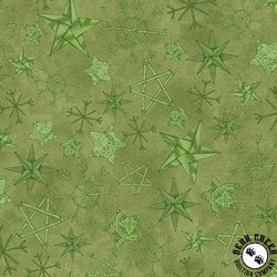 Maywood Studio Homemade Holidays Straw Stars Green