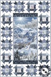 Snowscape Winter Lights Free Quilt Pattern