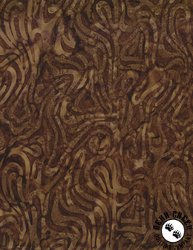 Wilmington Prints Cinnamon Twist Batiks Floating Lines Dark Brown