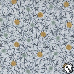 Moda Morris Manor Scroll Florals Sky Moda Morris Manor Scroll Florals Sky