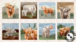 Studio E Fabrics Highlander Panel Vanilla